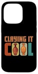 Coque pour iPhone 14 Pro Pottery Claying It Cool Machine à poterie