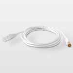 Câble RJ45 Mâle / Mâle Catégorie 6E blanc Blyss, 2 m