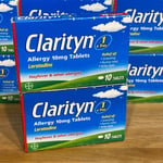 2 x Clarityn Allergy and Hayfever Relief Tablet Sneezing 10mg (Total 20 Tablets)