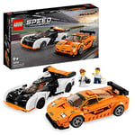LEGO Speed Champions McLaren Solus GT & McLaren F1 LM, 2 Iconic Race Car Toys for Boys & Girls, Hypercar Model Building Kit, Collectible 2023 Set 76918