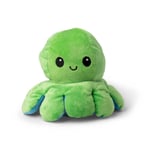 Reversible Plush Octopus Toy For Children Happy Sad Communication Aid Fidget SEN