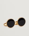 Amanda Christensen Cufflink & Shirt Studs Set Black/Gold