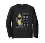 Funny Knock Knock Joke Banana Long Sleeve T-Shirt