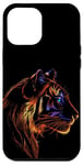 Coque pour iPhone 12 Pro Max Blue Eyes Tigers Lover T-shirt Illustration de Tigre