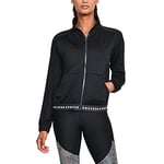 Under Armour Women Heatgear Armour Full Zip, Breathable Windbreaker Jacket with Full-Length Zip, Women’s Lightweight Jacket with Loose Fit