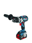 Bosch Professional GSB 18 V-85 Cordless Combi Drill with 2 x 18 V 5.0 Ah Lithium-Ion Batteries, L-Boxx