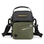 armeijanvihreä-2024 Uusi Miesten Messenger Laukku Crossbody Olkalaukut Miesten Pieni Sling Pack For Work Business Vedenpitävä odotuslaukut Kukkaro