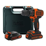 Black & Decker BDCDD186KB Perceuse visseuse 2 Vitesses sans fil 18V 2x Batteries