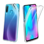 GAPlus Huawei P30 Lite MAR-L01A, MAR-L21A, MAR-LX1A 6.15" Case, Huawei P30 Lite Front and Back Case, Transparent Clear Fully Protection PC Hard Soft Cover Bumper Shockproof For Huawei P30 Lite
