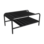 Fermob Luxembourg bord lågt 90x55 cm Liquorice