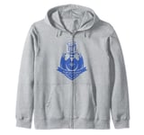 PLAY UP POMPEY - Portsmouth Fratton Southsea Zip Hoodie