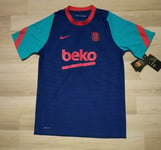 Nike F.C Barcelona Vaporknit Football Shirt 20/21 Sz M New Multi CW1398 456