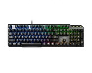 MSI VIGOR GK50 ELITE BOX WHITE clavier USB QWERTZ Français Noir, Métallique - Neuf