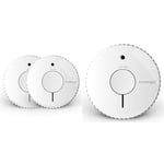 FireAngel Optical Smoke Alarm with 10 Year Sealed For Life Battery & Optical Smoke Alarm with 5 Year Replaceable Batteries, FA6615-R (ST-625 replacement, new gen)