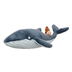 Aurora Snail and The Whale Soft Toy, 61238, 7in, Grey, for Fans of The Book by Julia Donaldson and Axel Scheffler, Blue , 20 x 33 x 9 centimeters