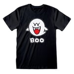 Nintendo - Super Mario Boo  Black Unisex T-Shirt - XL