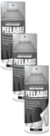 Rust-Oleum 150ml Peelable Spray Paint - Black (Pack of 3)