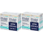 ETIAXIL - Déodorant Détranspirant Traitement Transpiration Excessive Aisselles SENSITIVE Peaux Sensibles Lot de 2 Rouleau 2x30 ml