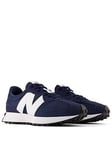 New Balance Mens 327 Trainers - Navy, Navy/White/Black, Size 9, Men