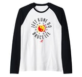 Bruce Lee Jeet Kune Do Chest Logo Raglan Baseball Tee