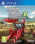 Farming Simulator 2017 Platinum Edition PS4 PLAYSTATION 4 Focus