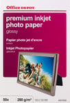 Fotopapper Office Depot 10 x 15 cm glossy 50 st/fp