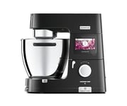 Kenwood Cooking Chef XL KCL95.424BK, Robot Cuisine avec K-Fouet, Robot Pâtissier avec Crochet de Pétrissage, Écran LCD, Balance EasyWeigh, Bol en Acier Inoxydable 6.7L, Outil de Mélange, 1500W, Noir