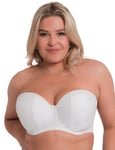 Curvy Kate Womens CK2601 Luxe-Updated Strapless Bra - White material_polyamide - Size 40HH