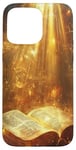 iPhone 15 Pro Max Catholicism Open Bible Rays Spiritual Divine Case