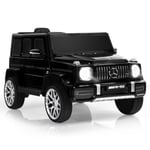 Mercedes-Benz G63 elbil för barn - COSTWAY - Svart - 2 motorer - Fjärrkontroll Svart