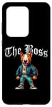 Coque pour Galaxy S20 Ultra Veste cool Bull Terrier Dog The Boss Cool pour chien, maman et papa