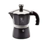 Berlinger Haus - Italiensk Mocca kaffebryggare - 6 koppar - Black Silver Edition