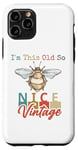 Coque pour iPhone 11 Pro I'm This Old So Be Nice Bumblebee Vintage Bee Homme Femme