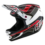 Mtb Helmet D4 Polyacrylite Block Red Troy Lee Designs Bike