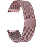 Garmin Vivomove Style milanese stainless steel watch strap - Ros Rosa