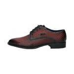 bugatti Homme Zavinio Chaussures Business Lacets, Rouge, 40 EU