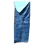 AB Tools Adult 3 Season Sleeping Bag Camping Summer Festival - Blue CMP21