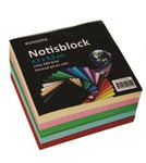 Creativ Notisblock - Limmad 95 x 95mm 5 färger 500st