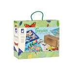 Janod - Garden Explorer - Mallette d'Explorateur - Kit de Loisirs Créatifs - 6 Activités Variées - Activité Manuelle pour Enfant - Nouvelle Collection - Jouet Enfant 6 Ans et + - J09113