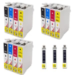 15 NON-OEM 3xT2996+3xT2991 XL Inks for Epson XP-235 XP-245 XP-247 XP-332 XP-335