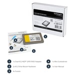 StarTech.com 25S22M2NGFFR Dual M.2 SATA Adapter with RAID - 2x M.2 SSDs to 2.5 SATA 6Gbps RAID Adapter Converter with TRIM Support