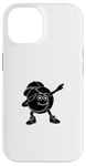 Coque pour iPhone 14 Joueur de tennis drôle pour homme Dab Dance Tennis