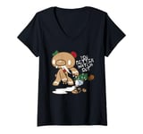 Womens Gloomy Bear Naughty Grizzly Christmas You Better Watch Out V-Neck T-Shirt