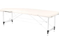 Activeshop Hopfällbart Massagebord Aluminium Comfort Activ Fizjo 2 Segment Cream