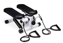 Umbro Stepper - Appareil d'entraînement pour les bras et les jambes - Mini stepper - Équipement de fitness pour la maison - Avec ordinateur et bandes de résistance - Max. 100 kg - Pédales 10 x 32 cm -