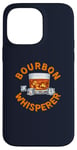 Coque pour iPhone 14 Pro Max Costume humoristique Bourbon Whisperer pour amateurs de whisky