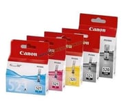 Original Cartouches D'Encre Canon Pixma IP3600 IP4600 IP4700 PGI520/CLI521