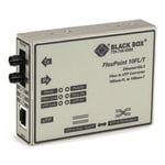 Black box BLACK BOX FLEXPOINT ETHERNET (10-MBPS) MEDIA CONVERTER - 10-MBPS COPPER TO SINGLEMODE FIBER, 1310NM, 15KM, ST (LMC212A-SM-R3)