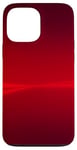 Coque pour iPhone 13 Pro Max Art rouge abstrait minimaliste esthétique