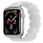 Apple Watch 40mm Flexibelt Armband i resin, pärlvit